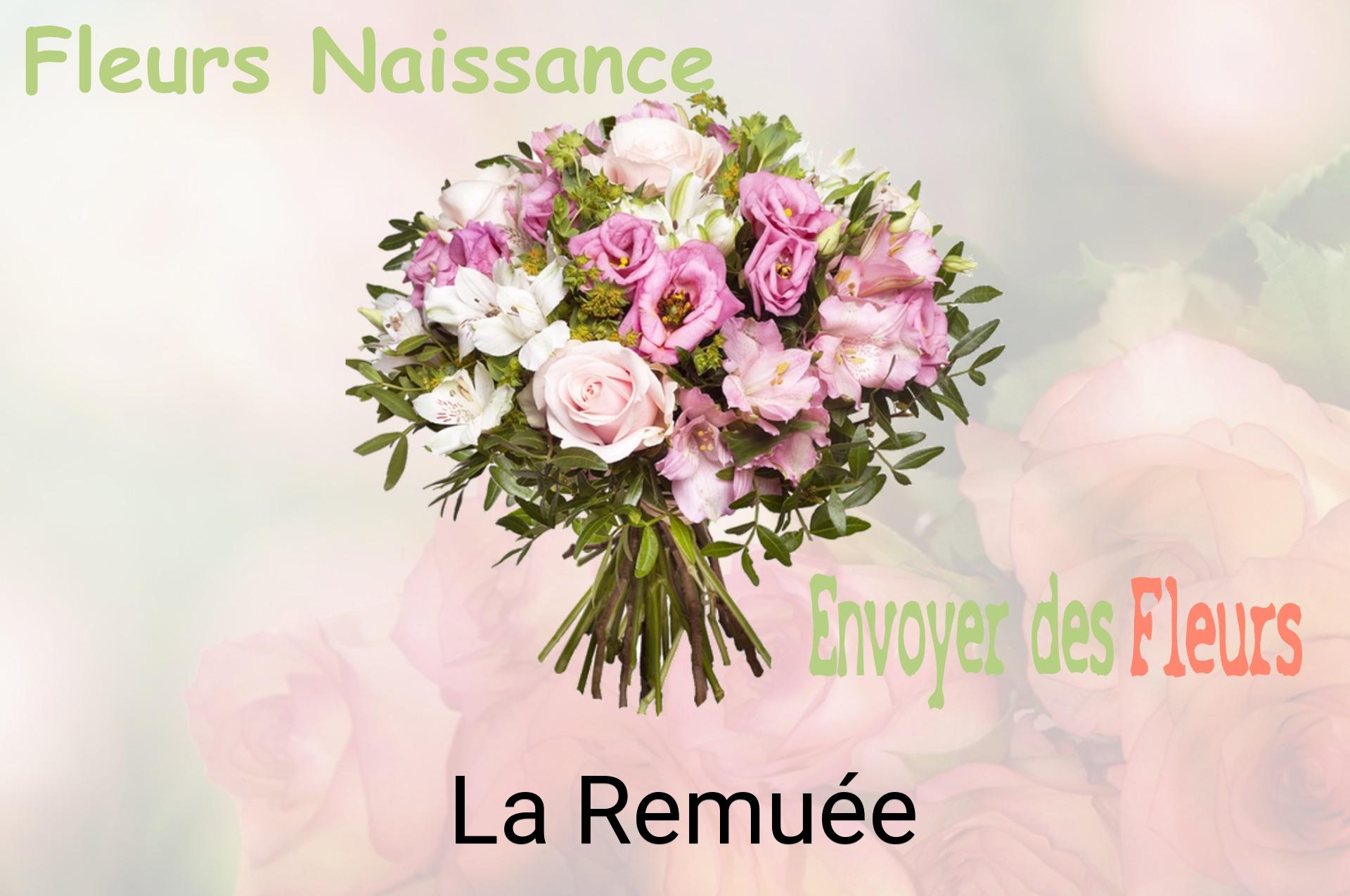 Bouquet de fleurs de naissance livré à La Remuée